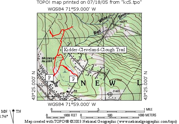 Kidder-Cleveland-Clough Map